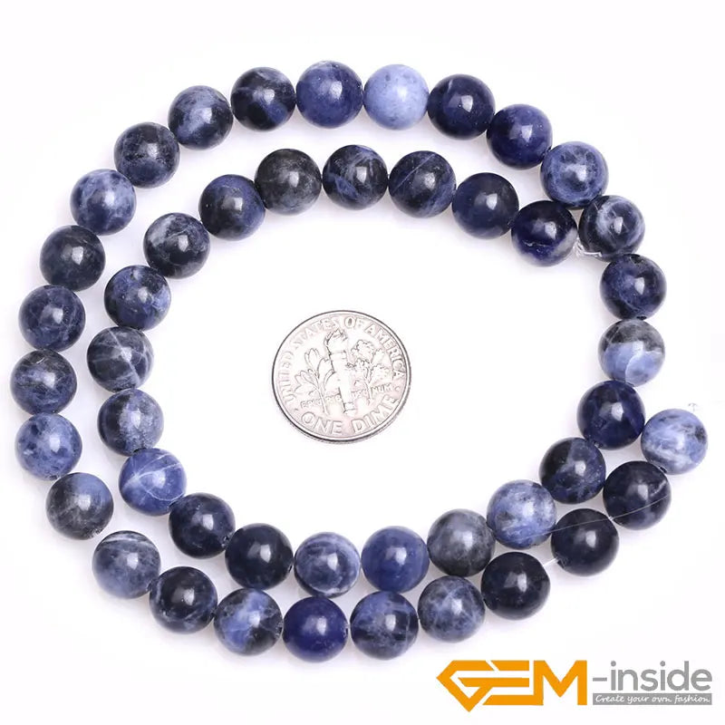 Natural 8mm Assorted Stone Round Beads – 15" Strand for DIY Jewelry Making - Image 11