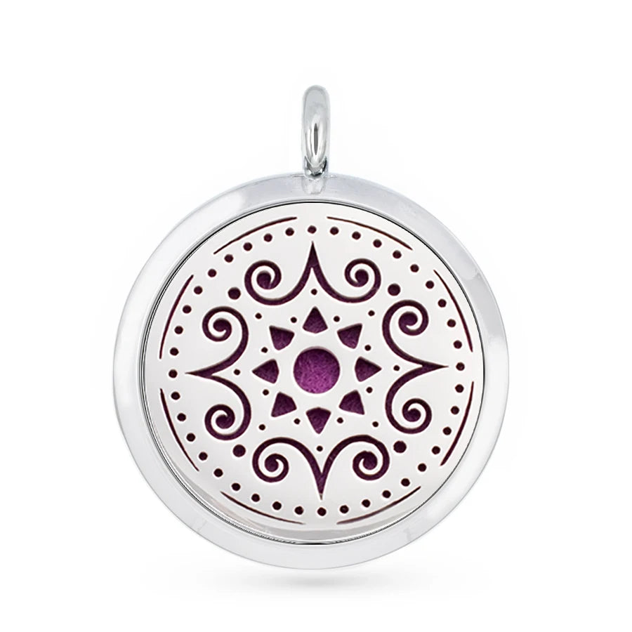 Magnetic Aroma Locket Pendant – Essential Oil Diffuser Jewelry with 5 Free Pads - Image 21