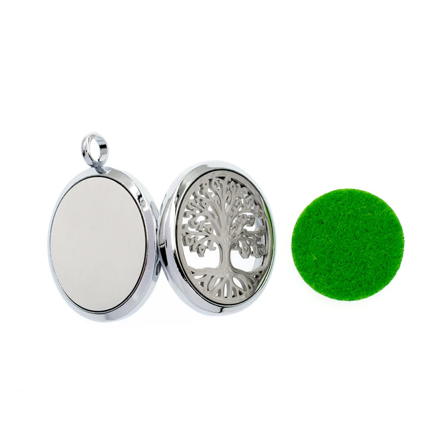 Magnetic Aroma Locket Pendant – Essential Oil Diffuser Jewelry with 5 Free Pads - Image 3