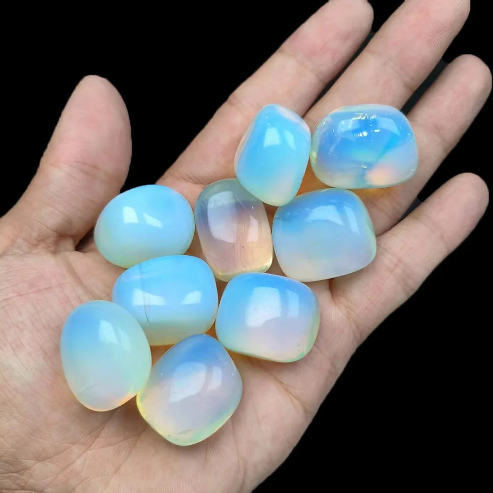 Natural Crystal Tumbled Stone Cubes – Polished Quartz, Amethyst & Gemstones for Healing, DIY & Decor - Image 3