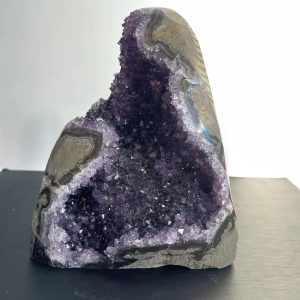 1PC Natural Amethyst Crystal Cluster – Raw Quartz Mineral for Healing, Feng Shui & Home Decor