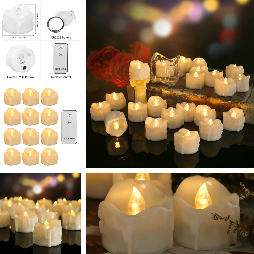 Flameless LED Electronic Candles - Image 4