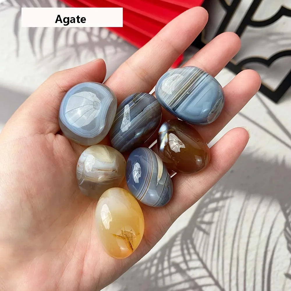 Natural Crystal Gemstone Tumbled Stones – Healing Reiki Decor for Home, Aquarium & Feng Shui - Image 10