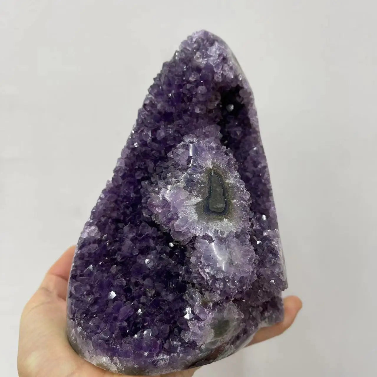1PC Natural Amethyst Crystal Cluster – Raw Quartz Mineral for Healing, Feng Shui & Home Decor - Image 5