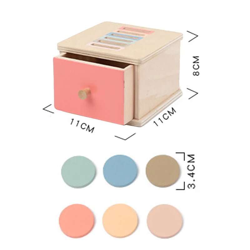Baby Montessori Sensory Toy - Object Permanent Box - Image 11