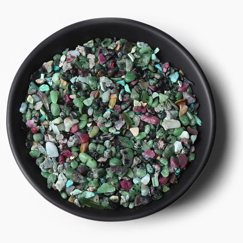 3–5MM Natural Stone Gravel Chips – Quartz, Agate, Jasper Healing Crystals for Home & Aquarium Decor - Image 38