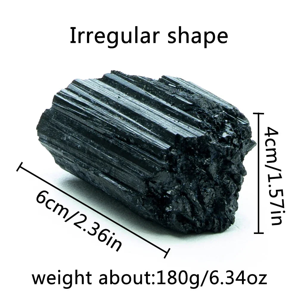 180g Natural Black Tourmaline Gravel – Raw Crystal Specimen for Healing & Collection - Image 7