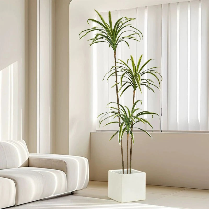 Artificial Dracaena Fake Plant Large Detachable Ornament Realistic - Image 4