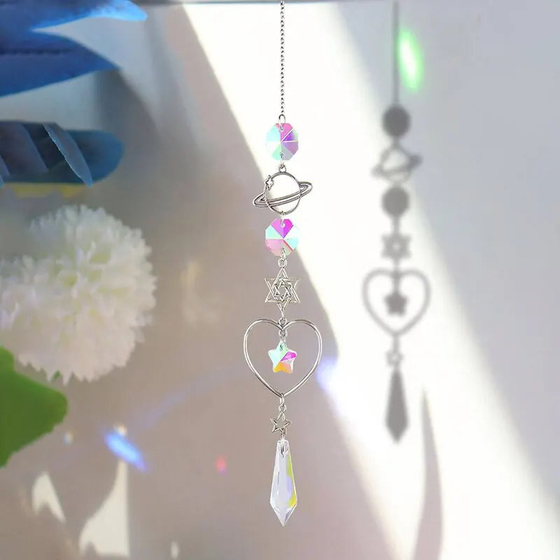 Galaxy Star Moon Crystal Wind Chime Pendant - Image 6
