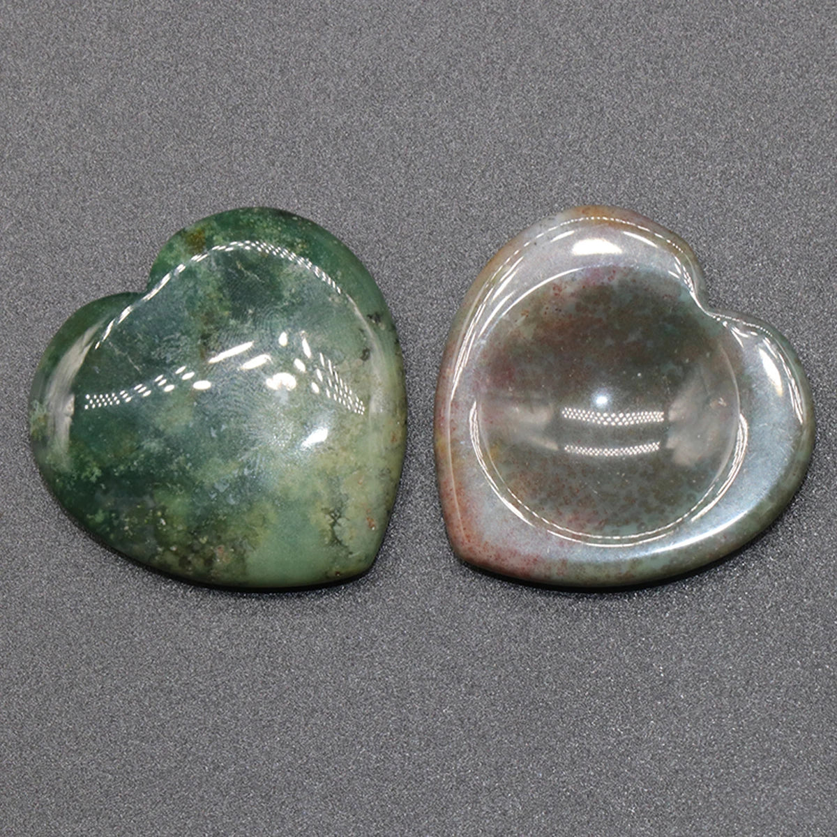 40mm Natural Crystal Heart Worry Stone – Healing Massage Tool & Jewelry Accessory - Image 18