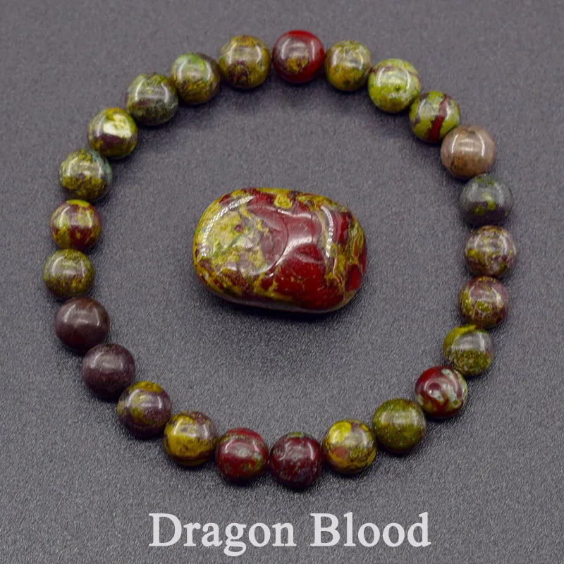 Natural Red Stripe Agate & Carnelian Bead Bracelet – Healing Crystal Jewelry for Men & Women - Image 42
