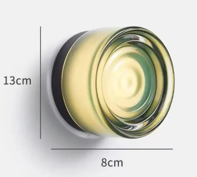 Modern Glass Round Wall Sconce Light Fixtures - Image 18