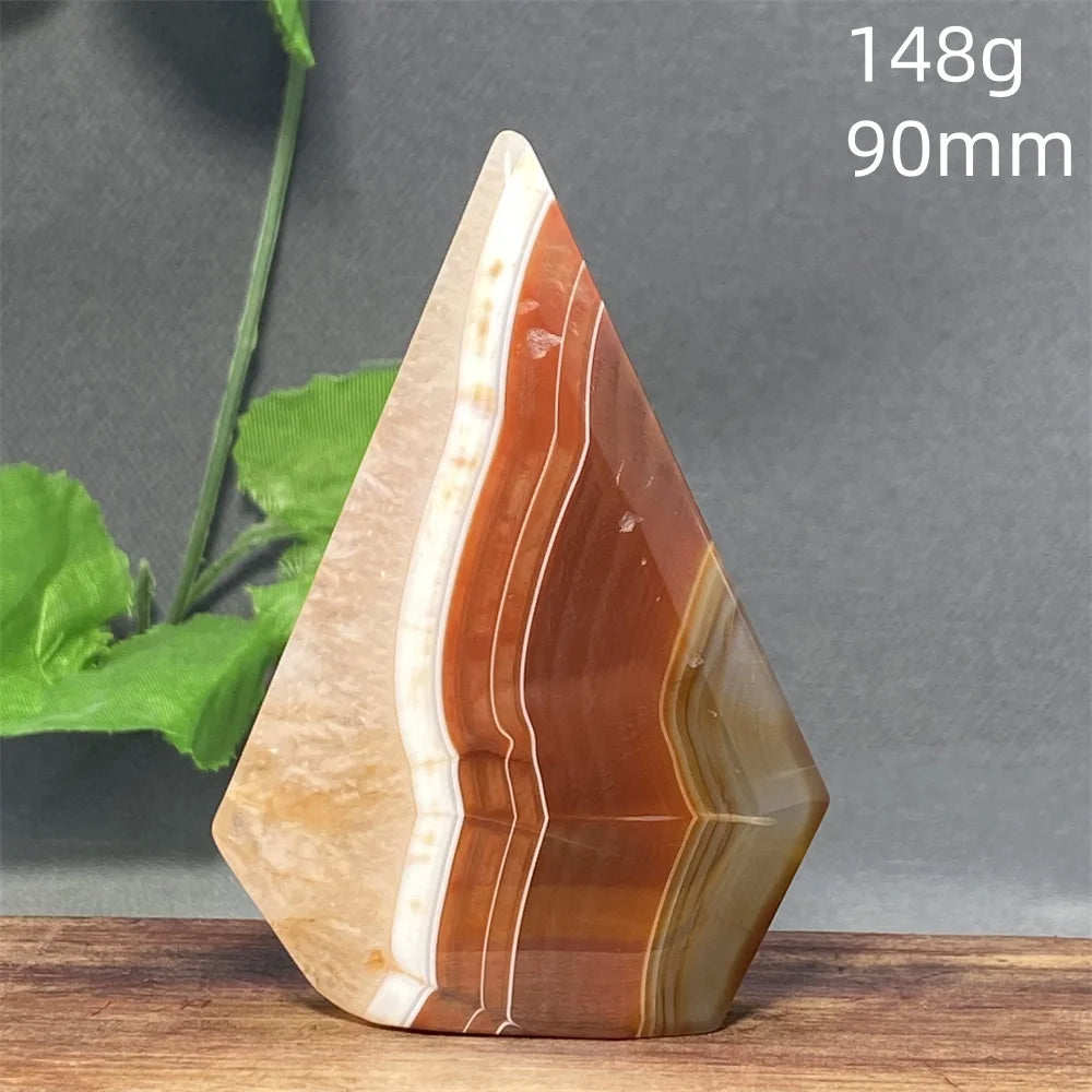 Natural Red Agate Striped Crystal Ornament - Image 23