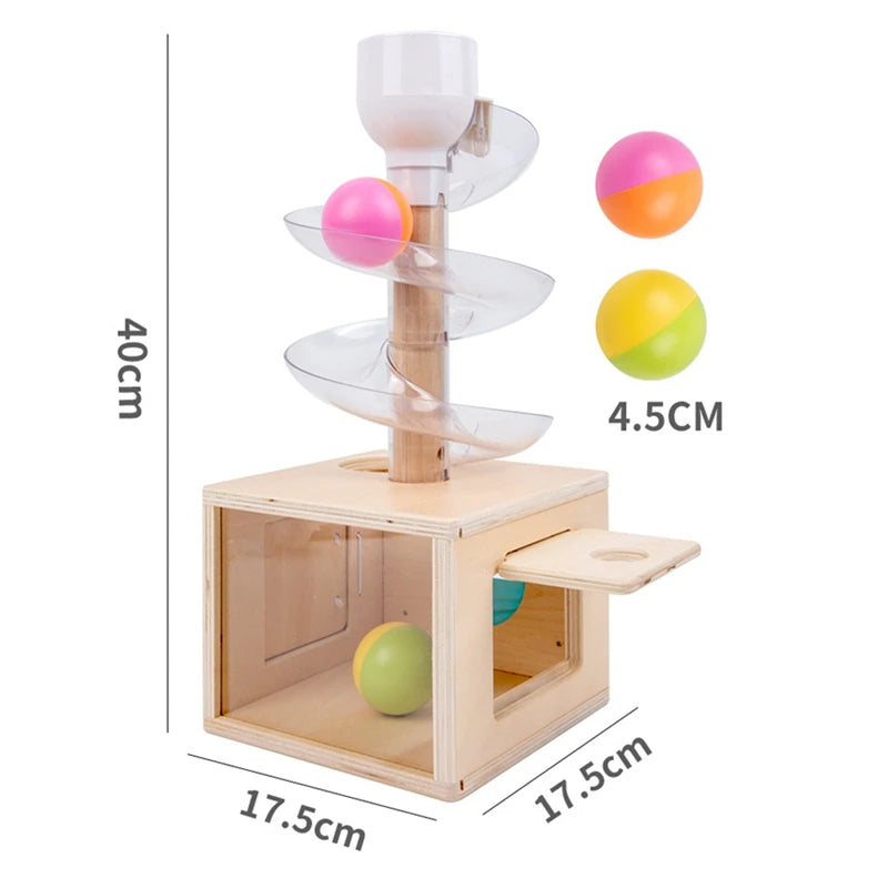 Montessori Wooden Tower Toy Set - Early Education Puzzle - Image 6