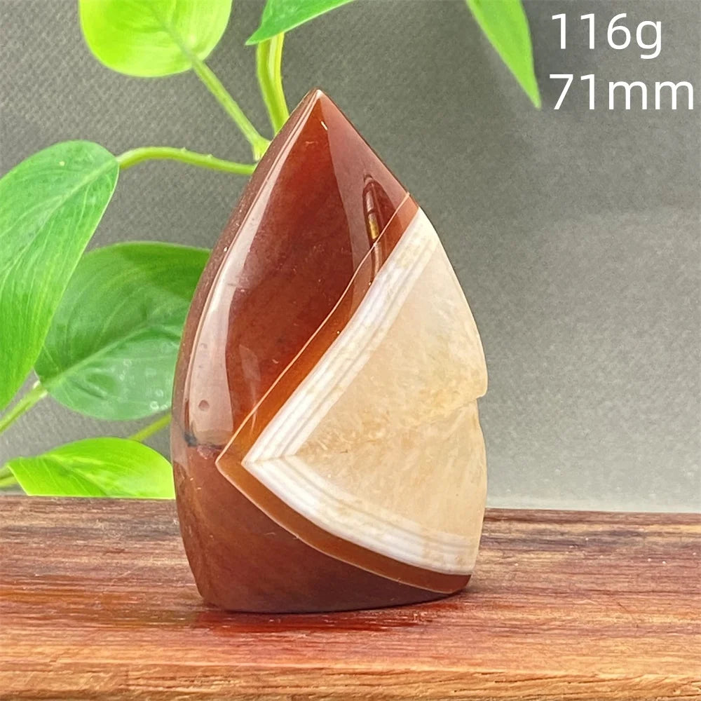 Natural Red Agate Striped Crystal Ornament - Image 11