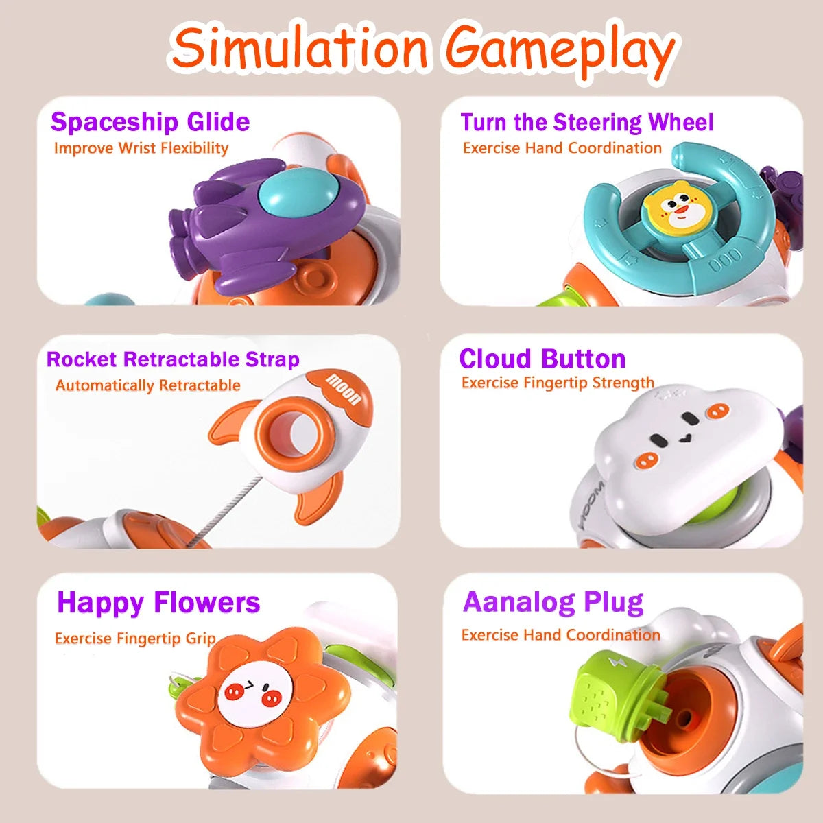 Montessori Busy Cube - Educational Learning Toy - Image 4