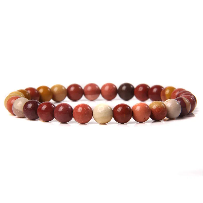 6MM Natural Agate Bead Stretch Bracelet – Healing Energy Jewelry for Men & Women - Image 15
