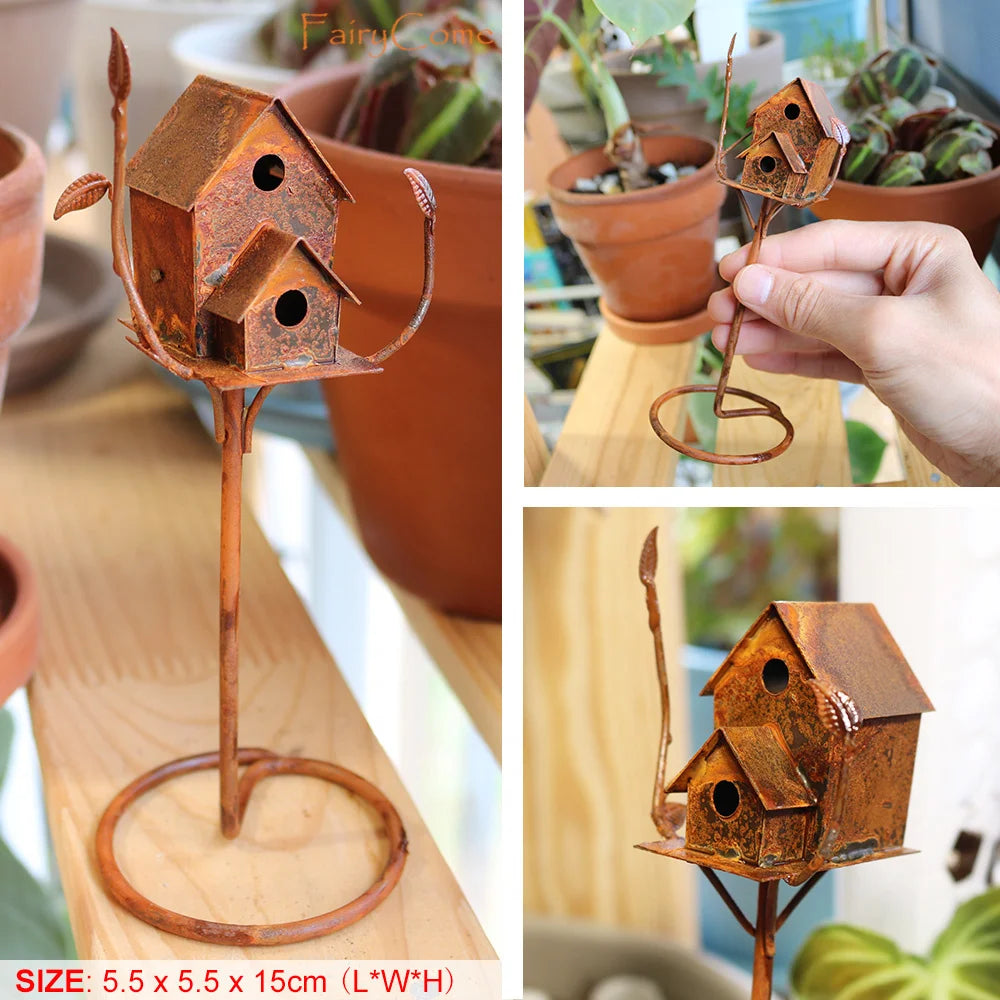 Miniature Windmill Metal Decoration for Fairy Gardens - Image 53
