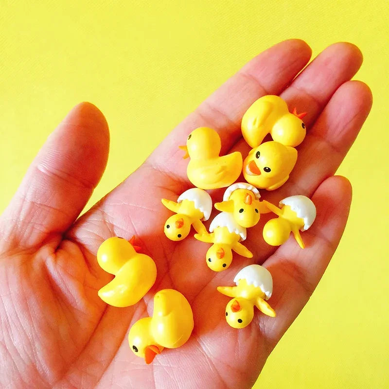 10pcs Mini Colored Duck Figurines – Cute Miniatures for Fairy Gardens, Terrariums, Bonsai & DIY Dollhouse Crafts - Image 13