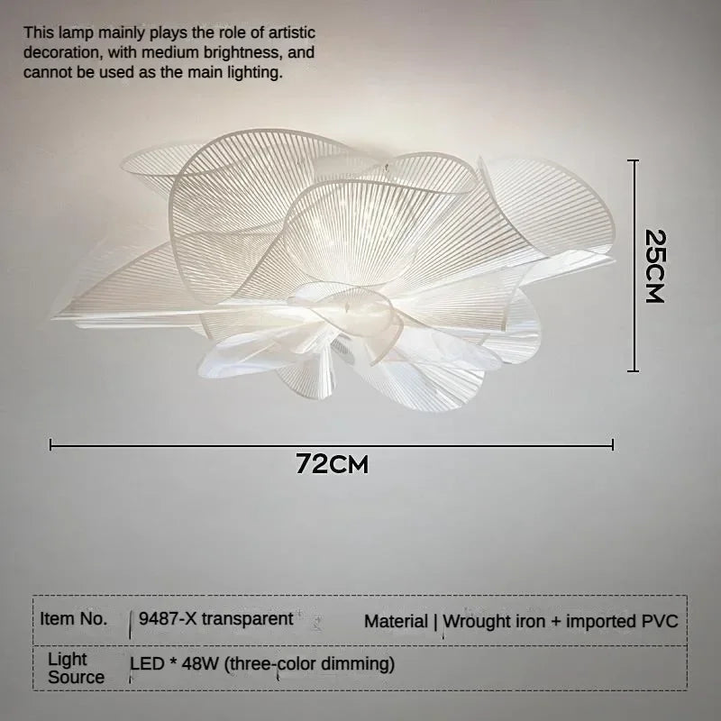 Nordic Classic Ceiling lamps Black/White PVC Modern Designer - Image 7