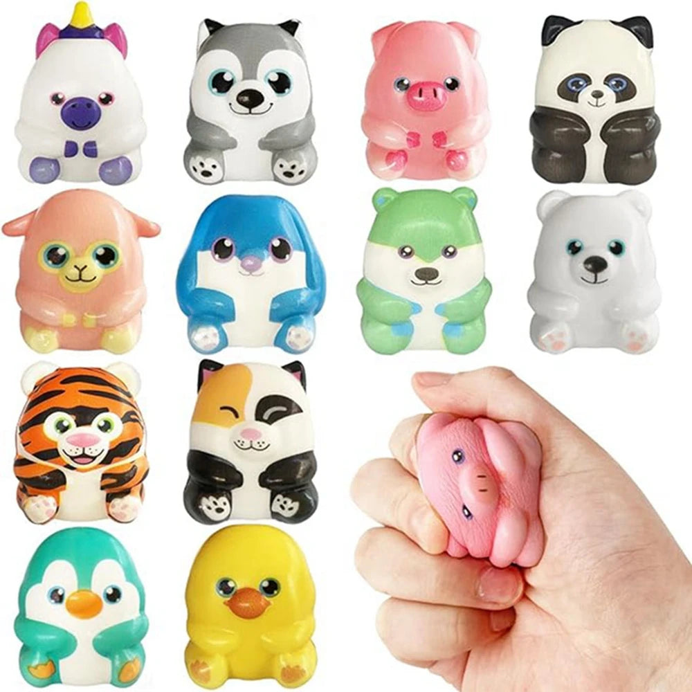 Mini Kawaii Cute Stress Relief Squishies - 6/12PCS Set - Image 6