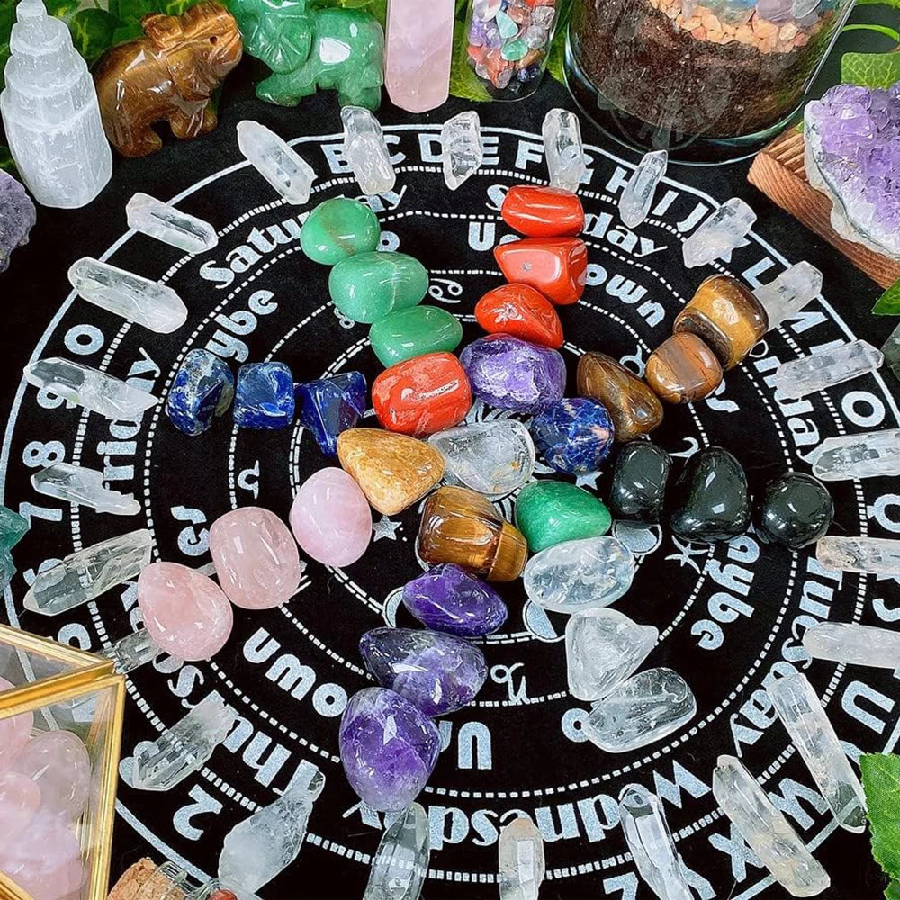 Natural Rose Quartz & Amethyst Tumbled Stone Gravel – Healing Crystals for Reiki, Aquarium & Home Decor - Image 3