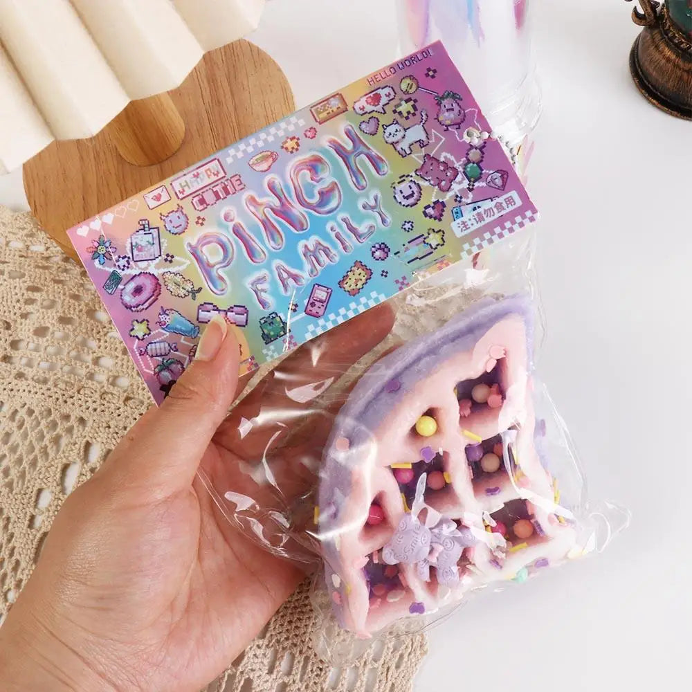 PU Cat Paw Waffle Slow Rebound Toy - Image 4