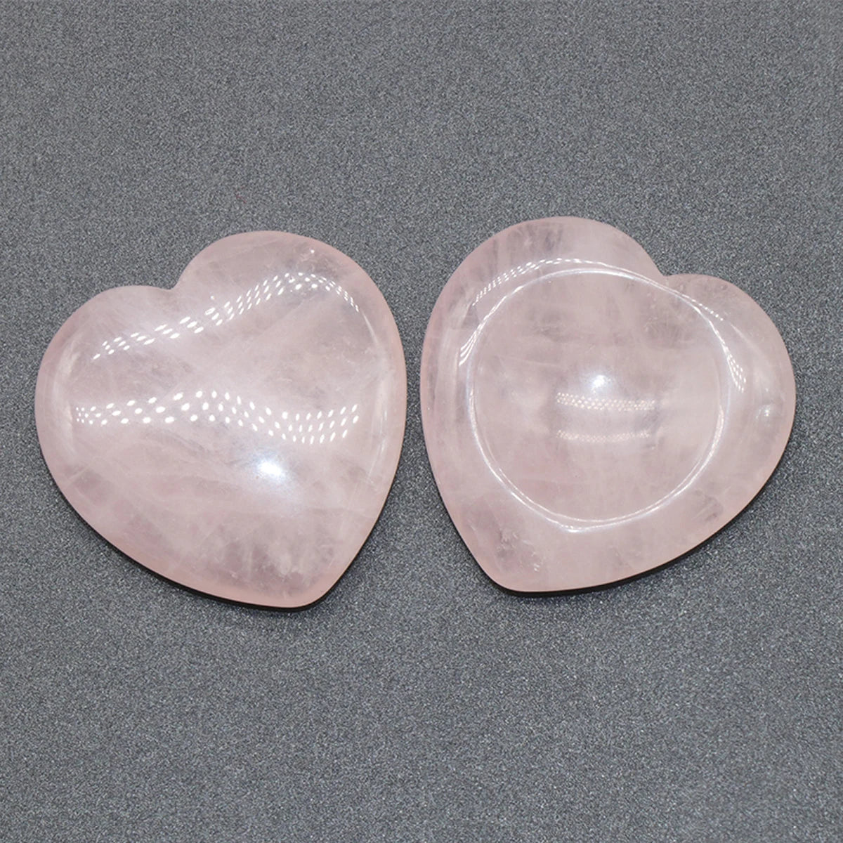 40mm Natural Crystal Heart Worry Stone – Healing Massage Tool & Jewelry Accessory - Image 19