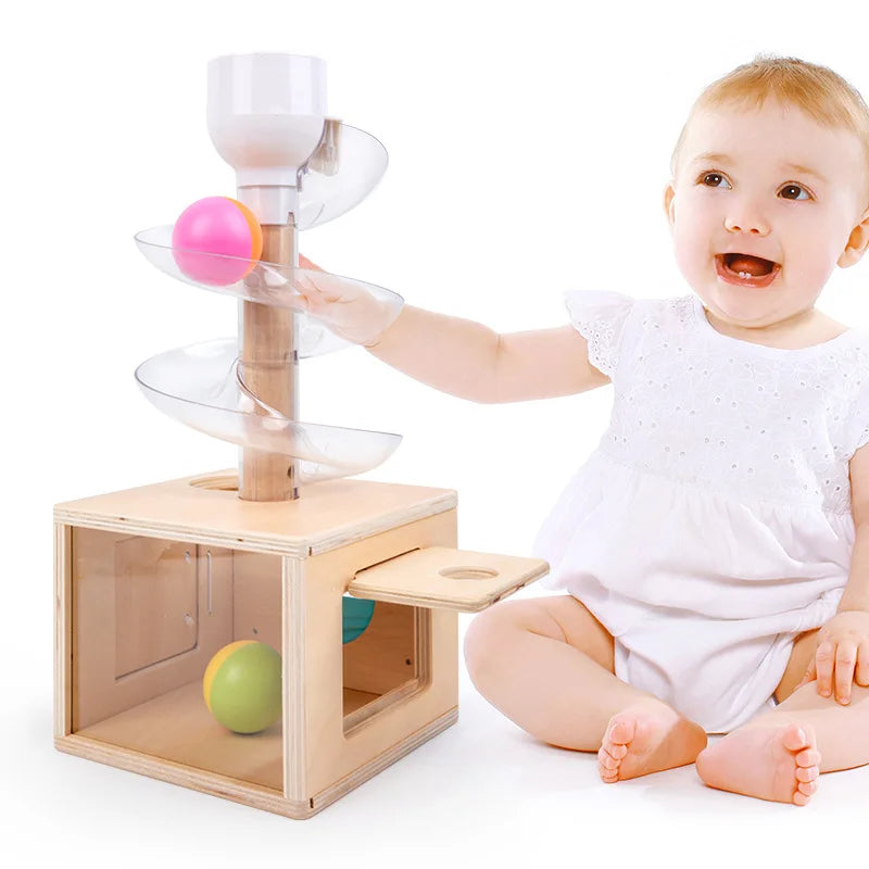 Montessori Wooden Tower Toy Set - Early Education Puzzle