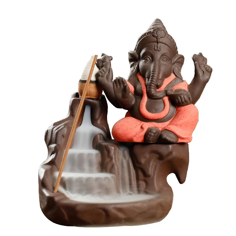 Mountain River Waterfall Backflow Incense Burner – Zen Aroma Censer for Home Decoration & Relaxation - Image 3