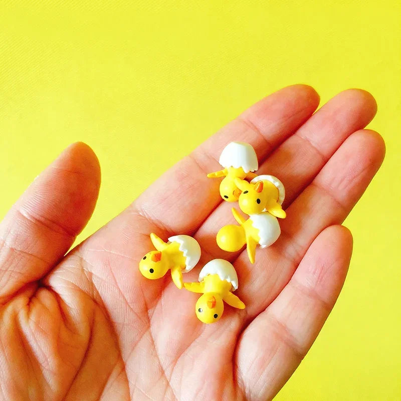 10pcs Mini Colored Duck Figurines – Cute Miniatures for Fairy Gardens, Terrariums, Bonsai & DIY Dollhouse Crafts - Image 7