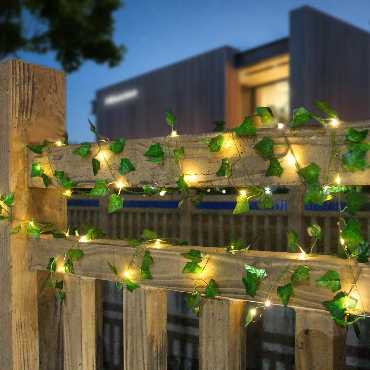 Flower Green Leaf String Lights - Image 3