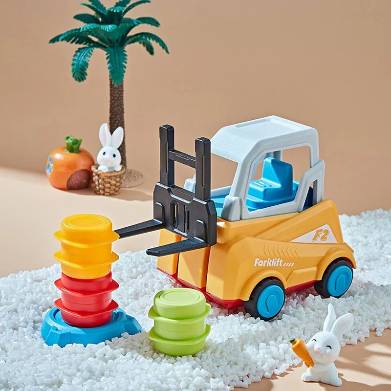 Crazy Forklift Stacking Toy - Interactive Educational Game - Image 4