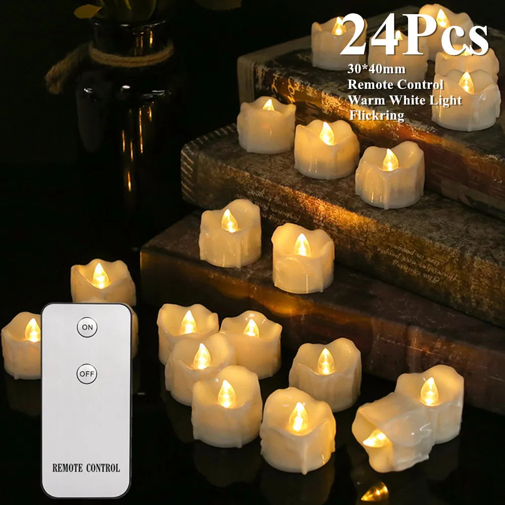 Flameless LED Electronic Candles - Image 7